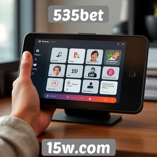 Interface e experiência do usuário no site 535bet