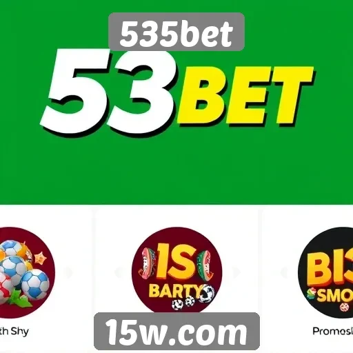 Promoções e bônus disponíveis no 535bet